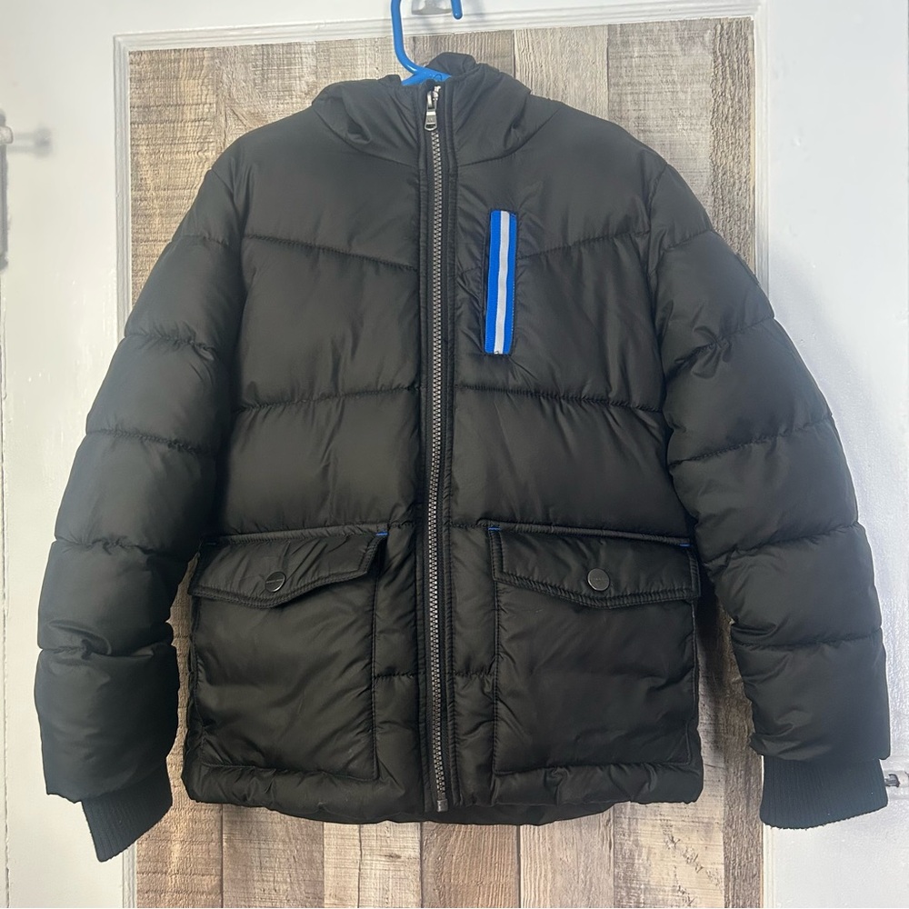 Kids Michael Kors Black Quilted Puffer Jacket